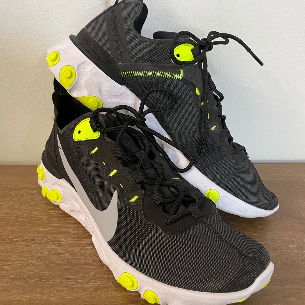 Nike React Element Black Volt (Size 10) - image 1